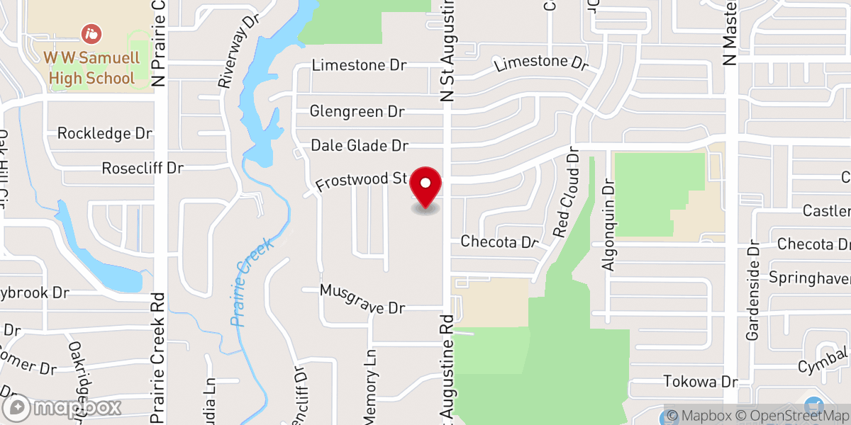 Map showing location of New Leaf Family Church