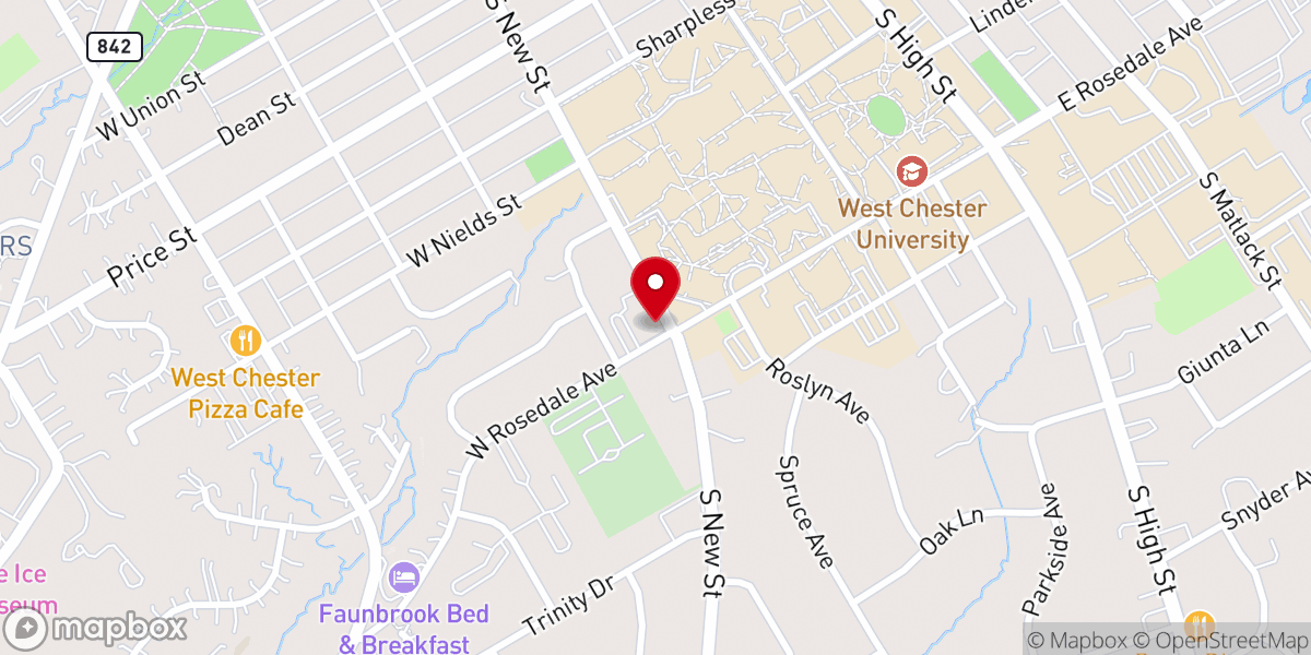 Map showing location of Calvary Lutheran Preschool