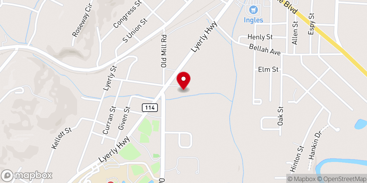 Map showing location of United Christian Fellowship