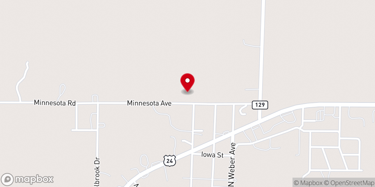 Map showing location of Soaring Eagles Ministries