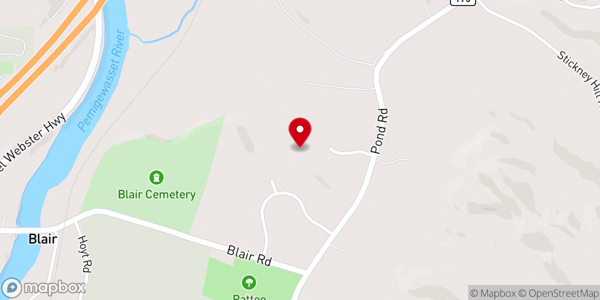 Map showing location of New Hampshire Congregational Christian Churches