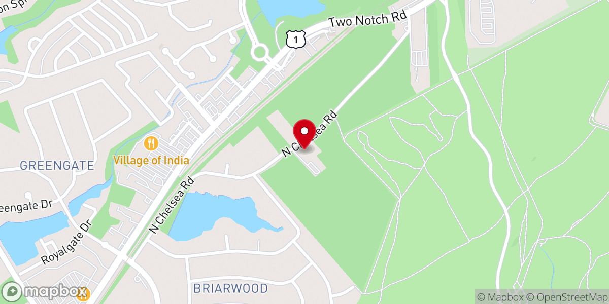 Map showing location of Columbia Korean United Methodist