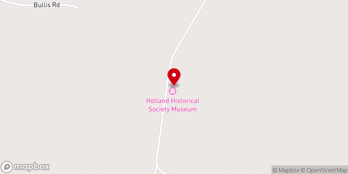 Map showing location of Holland Congregational Church