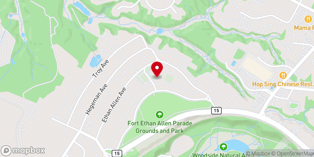 Map showing location of NC Chapel - Saint Michael's College