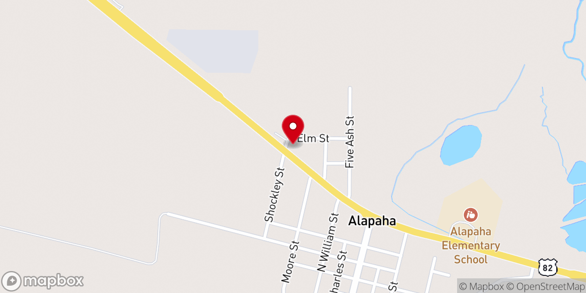 Map showing location of Parish Mission of St Ann