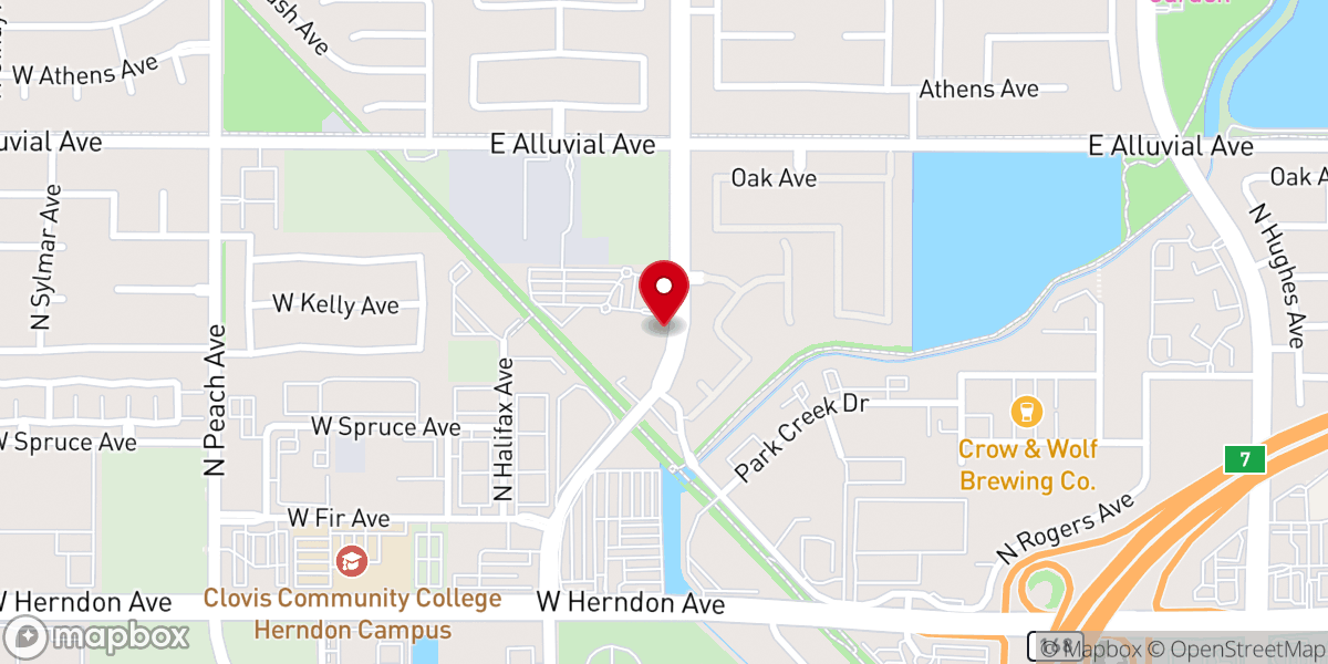 Map showing location of Via Church