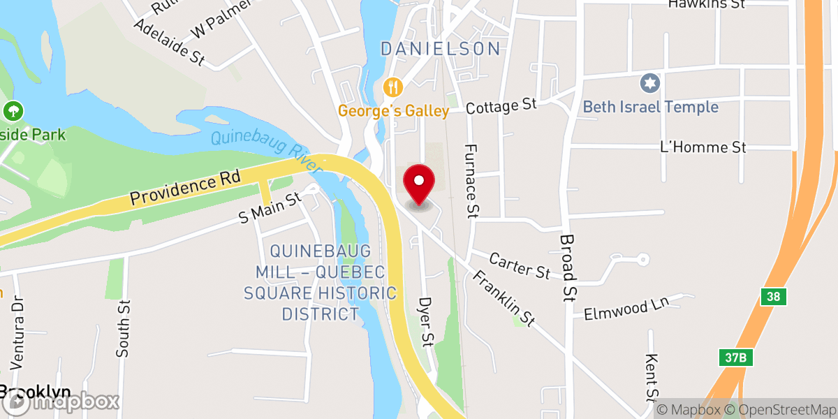 Map showing location of St James Catholic Church