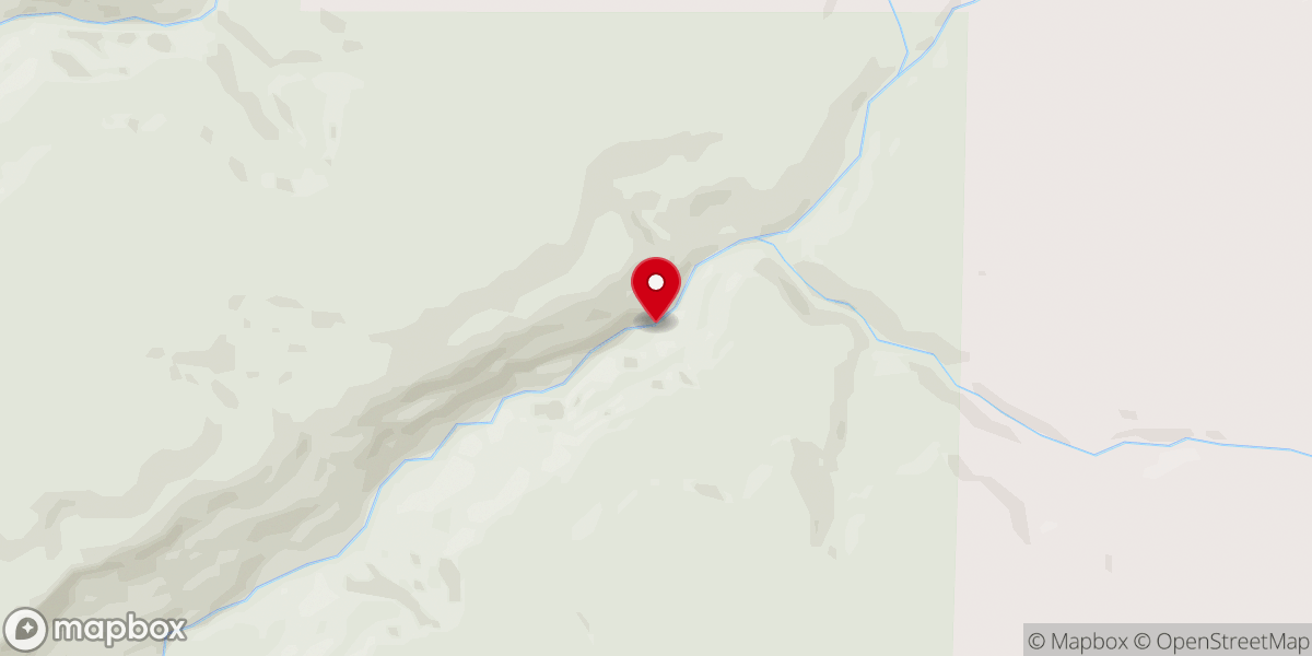 Map showing location of Paradise Falls