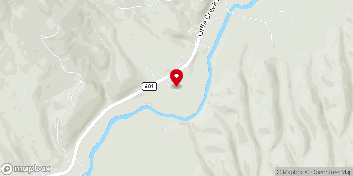 Map showing location of French's Chapel
