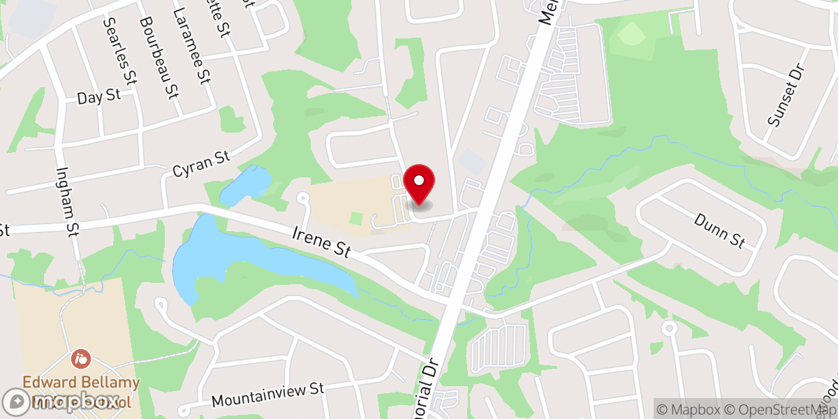 Map showing location of Trinity Episcopal Church