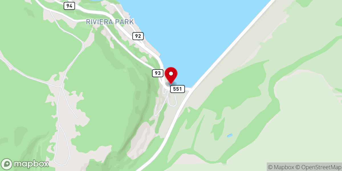 Map showing location of Lake White State Park