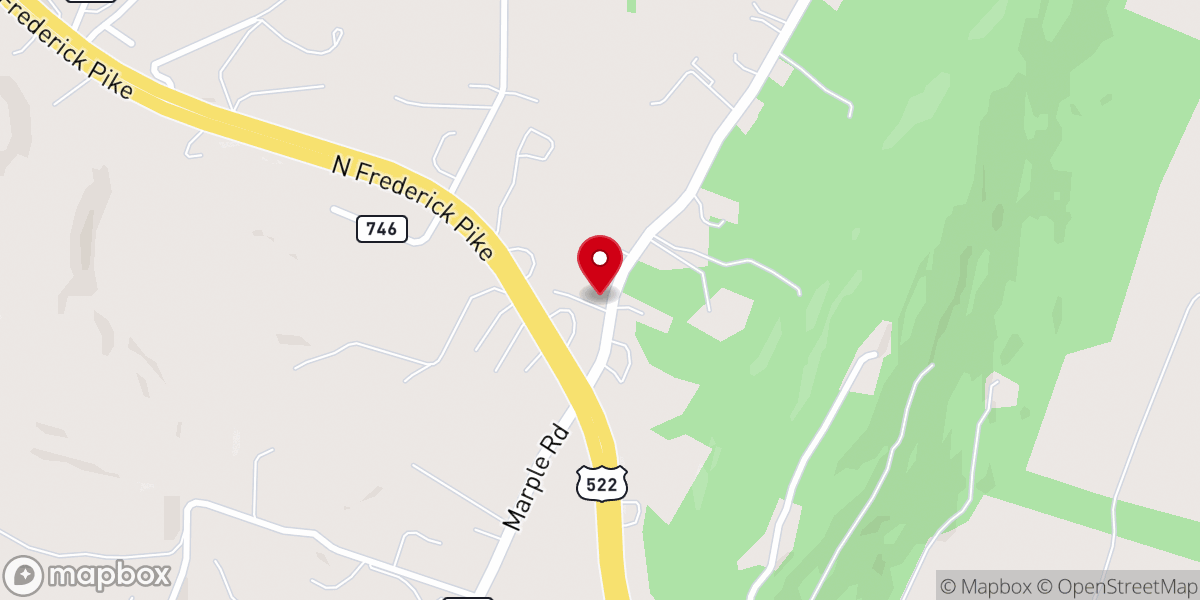 Map showing location of Home Mission Tabernacle