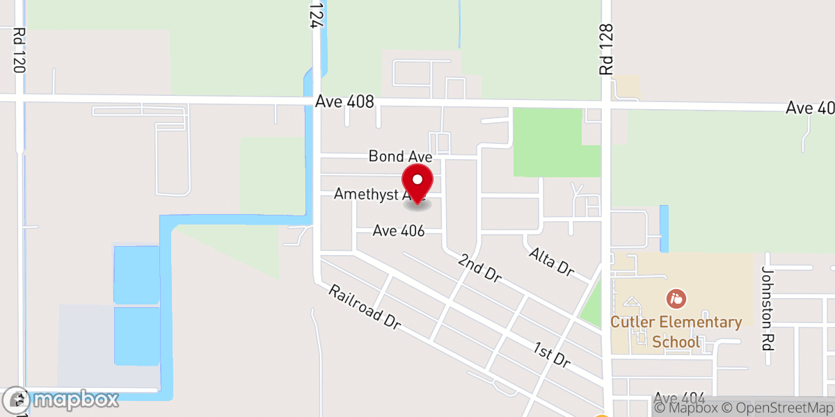 Map showing location of Apostolic Assembly Church