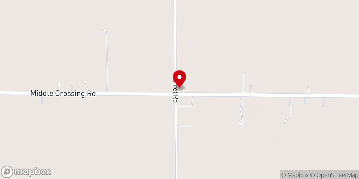 Map showing location of Silver Creek Keeler UMC