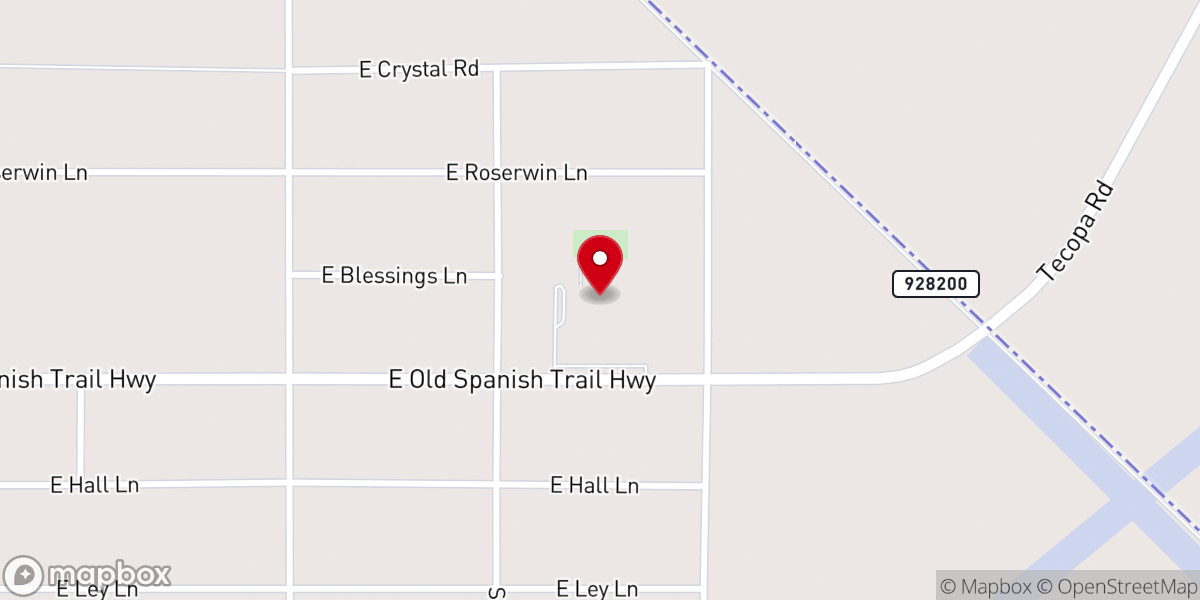 Map showing location of St. Therese Mission Catholic Church