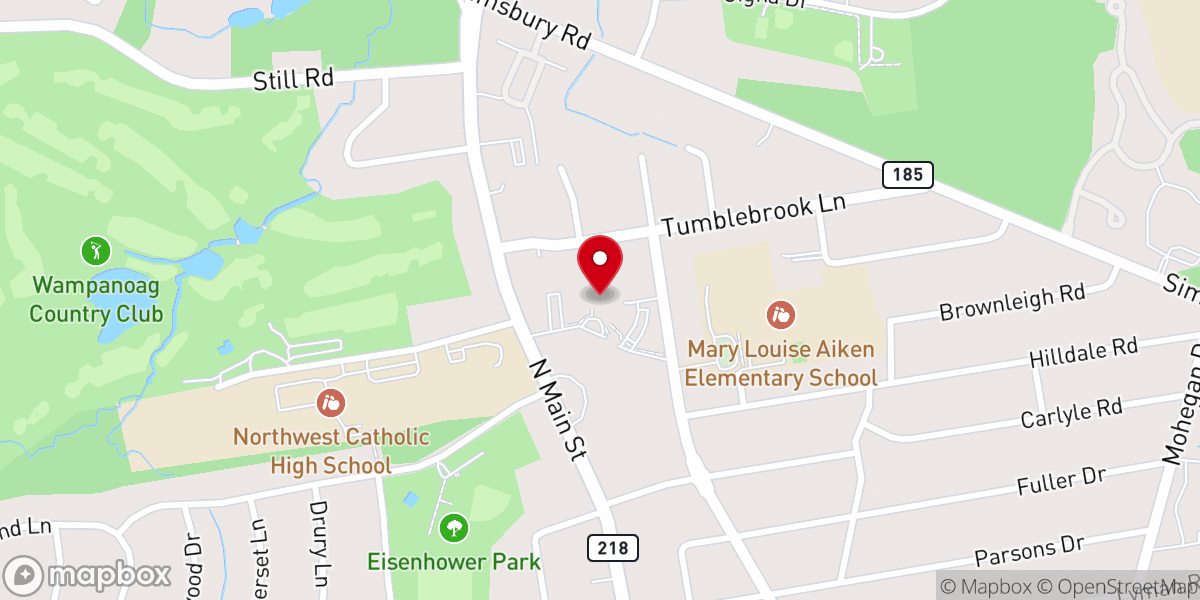 Map showing location of Church of Saint Timothy