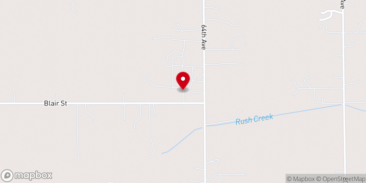 Map showing location of Gospel Music Barn