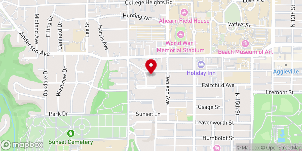 Map showing location of St Francis Canterbury House
