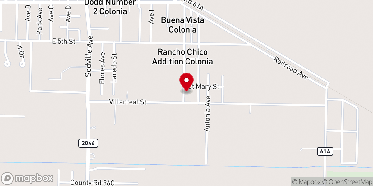 Map showing location of Church of God in Christ