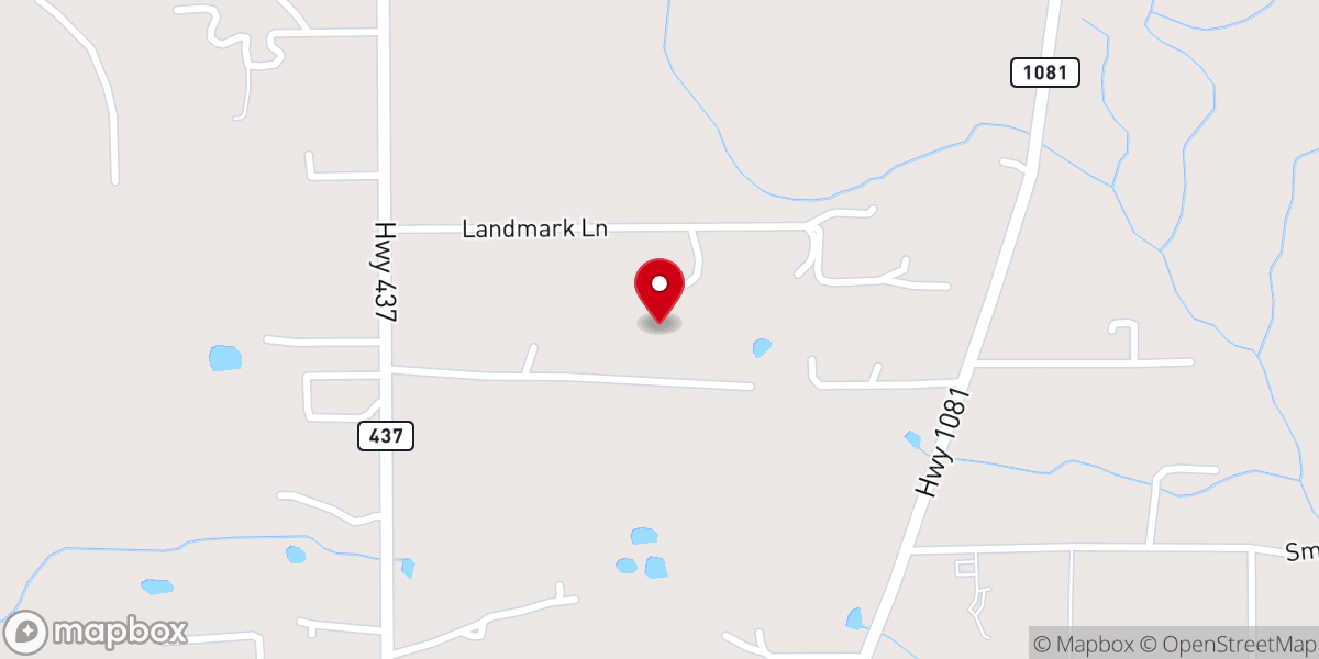 Map showing location of Landmark Church of God