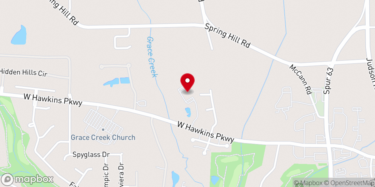 Map showing location of Grace Crossing Methodist Church