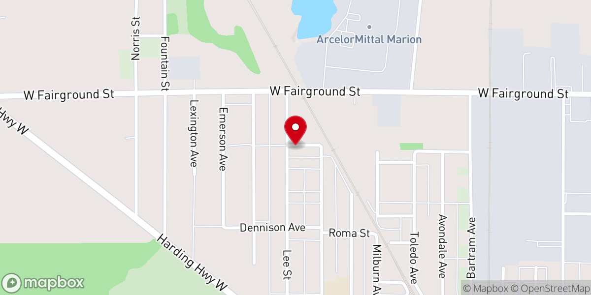 Map showing location of Logos Christian Ministries