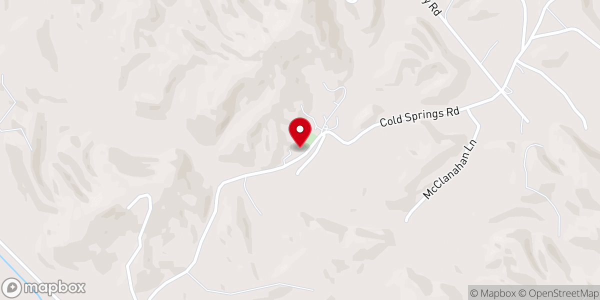 Map showing location of Keeble’s Chapel Missionary Baptist Church