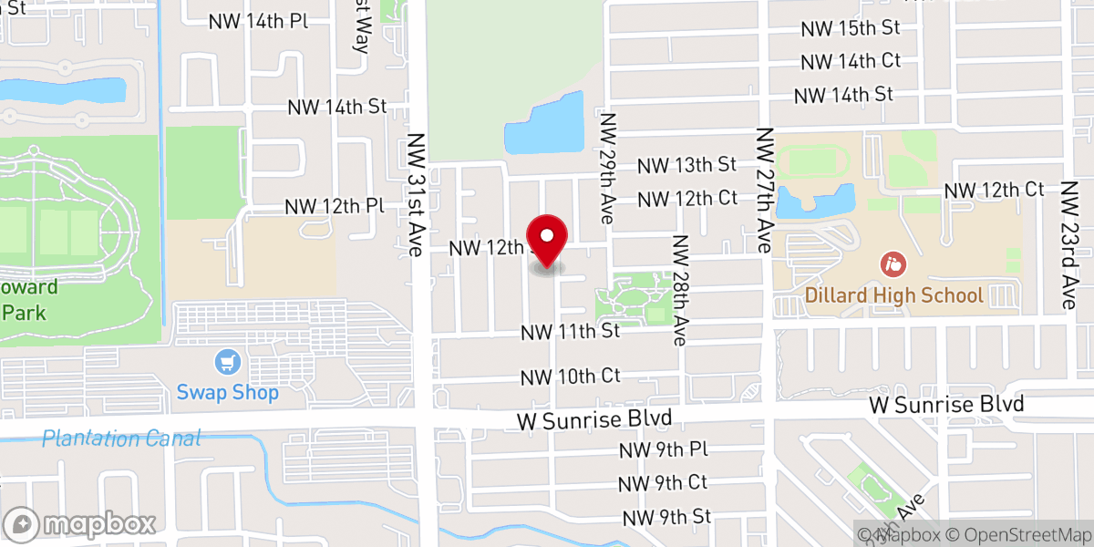 Map showing location of Mt Zion Missionary Baptist Church