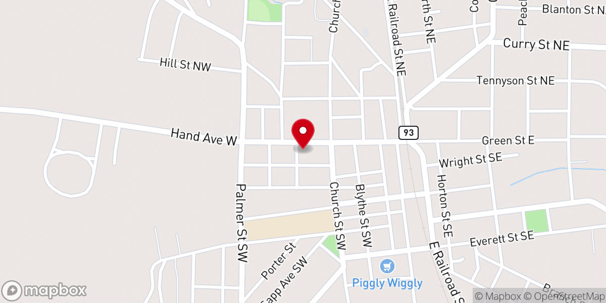 Map showing location of Camp Crosspoint Inc