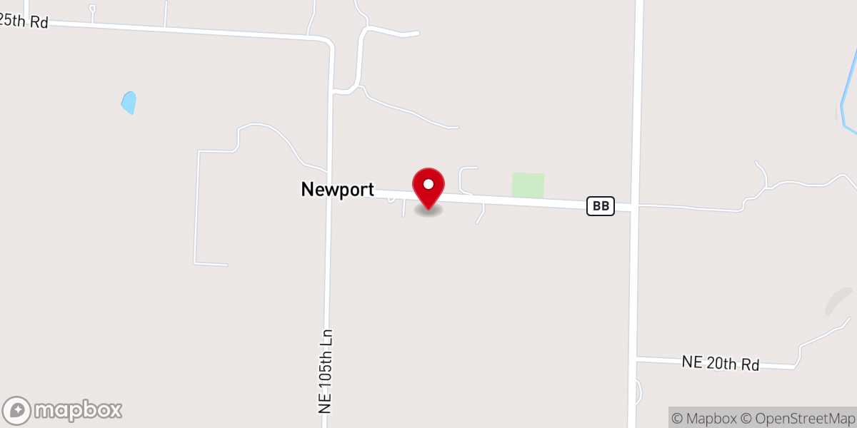Map showing location of Golden City Mennonite Fellowship