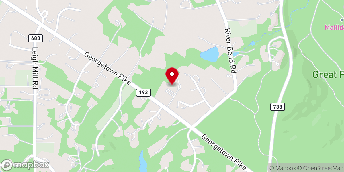 Map showing location of St Francis Episcopal Church