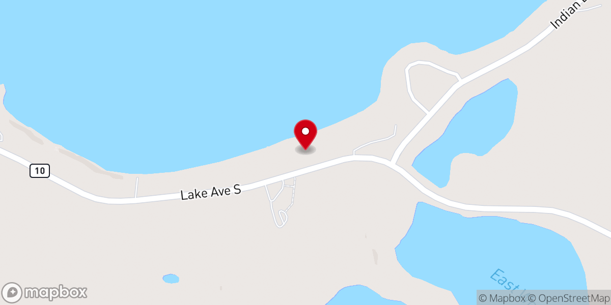 Map showing location of Green Lake Chapel