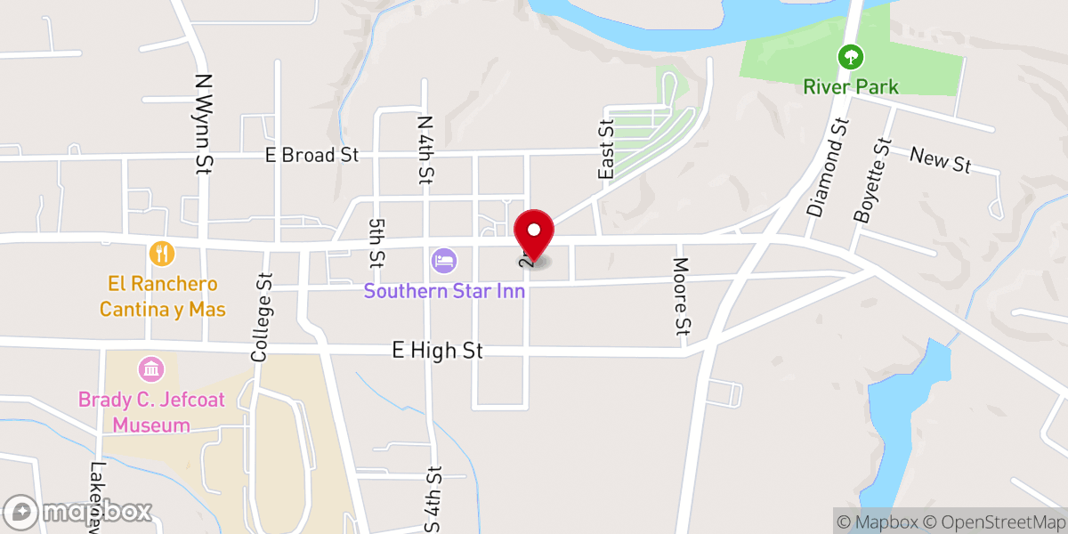 Map showing location of Loving Light Community Outreach