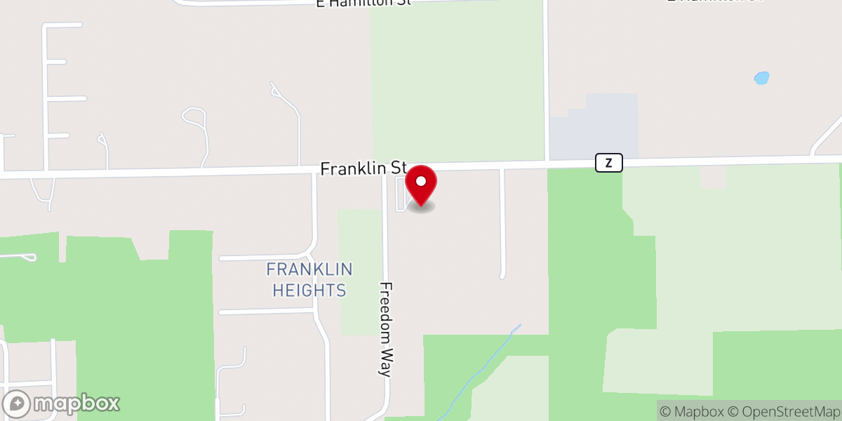 Map showing location of Restoration Church Wausau
