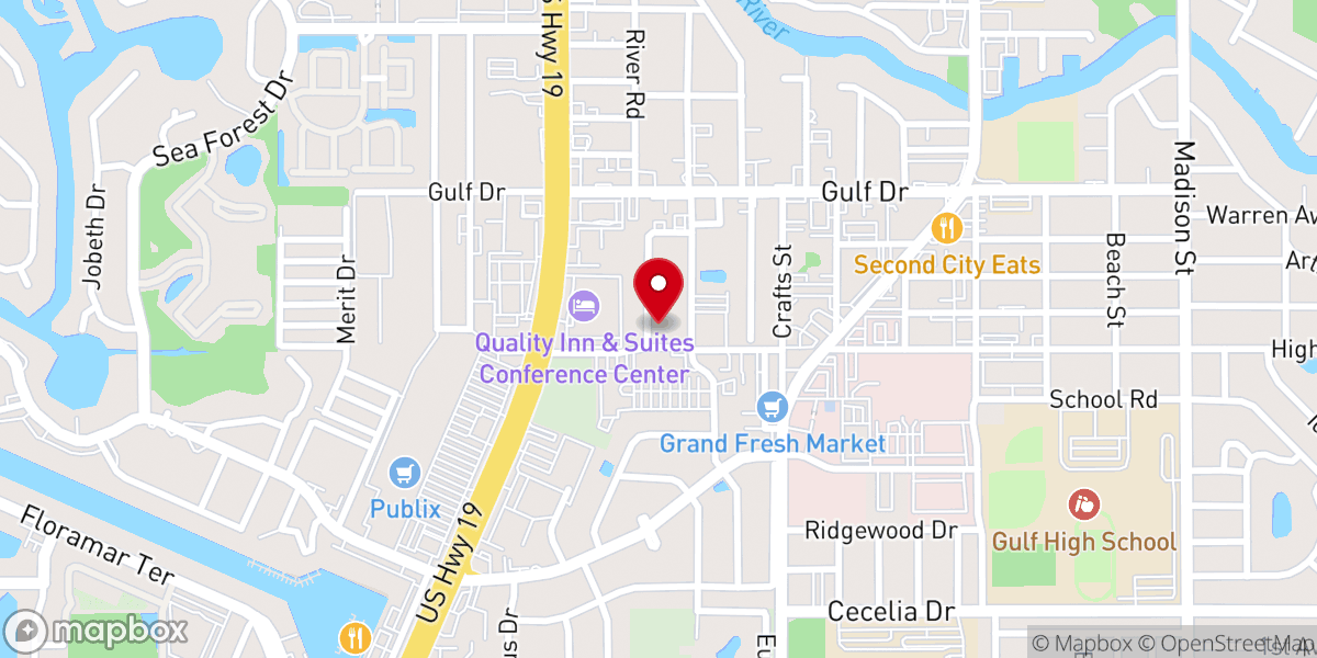 Map showing location of St. Vincent de Paul Society