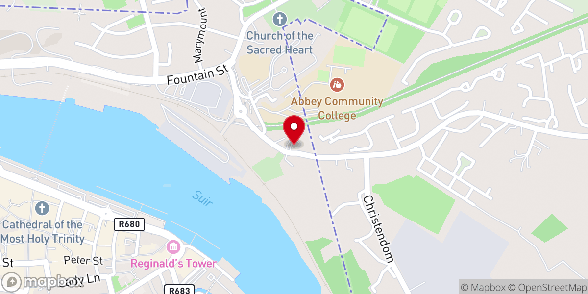 Map showing location of Abbey Road Gardens