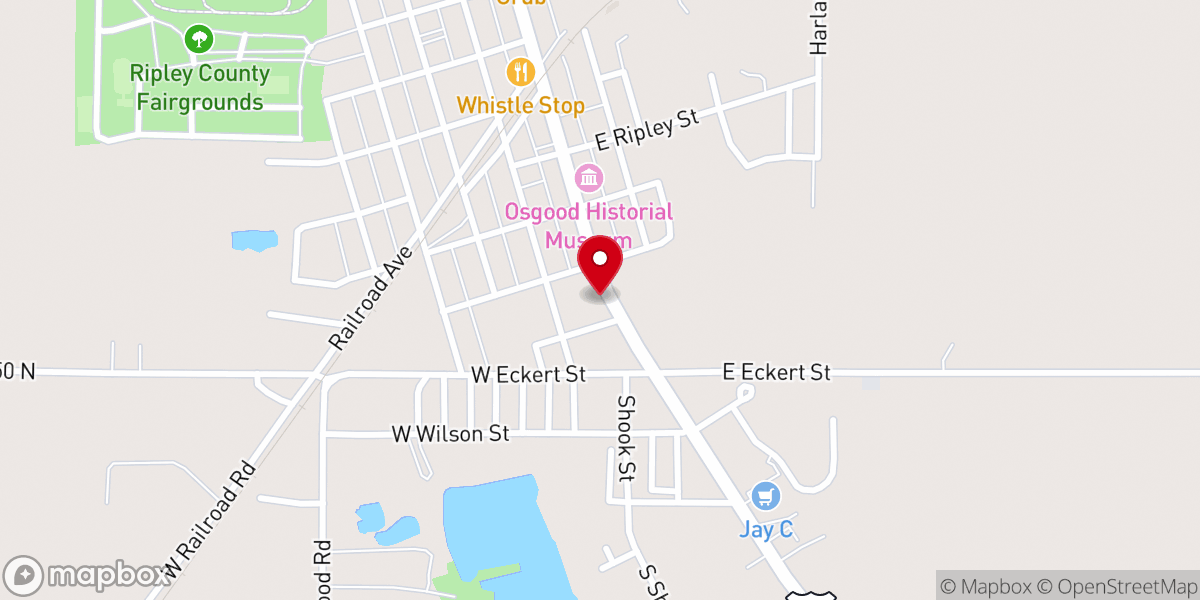 Map showing location of St Nicholas Parish