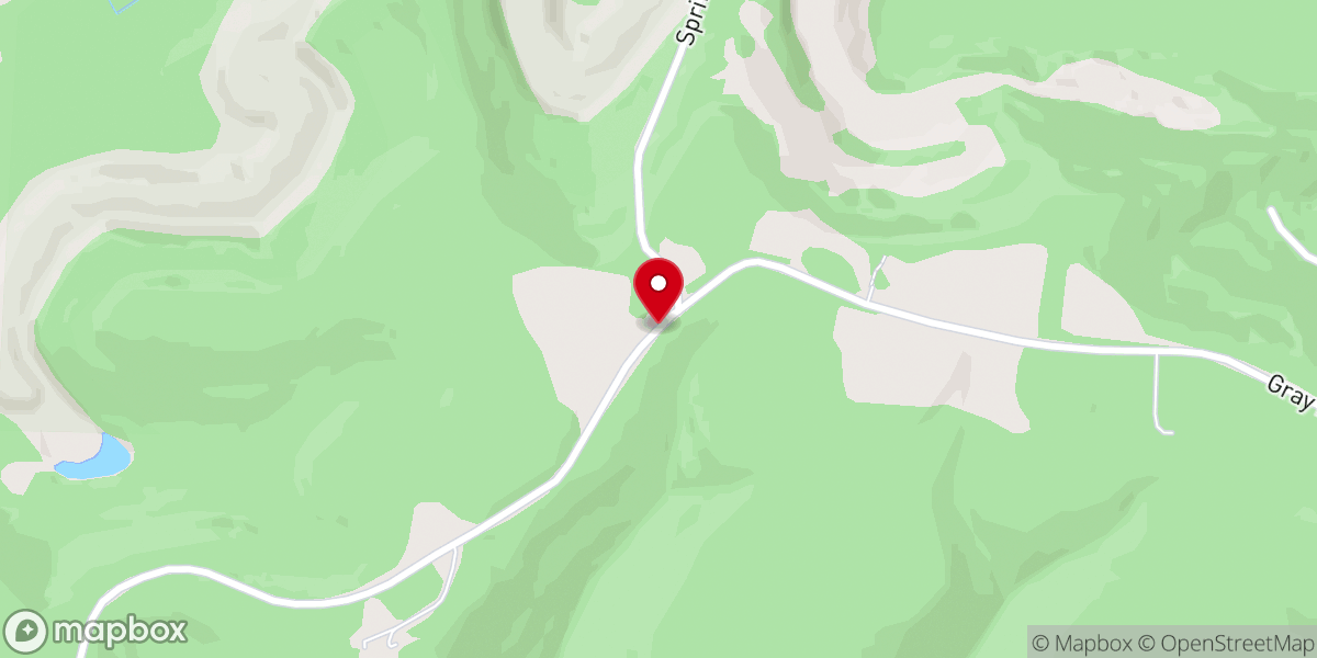 Map showing location of Cross on the Hill