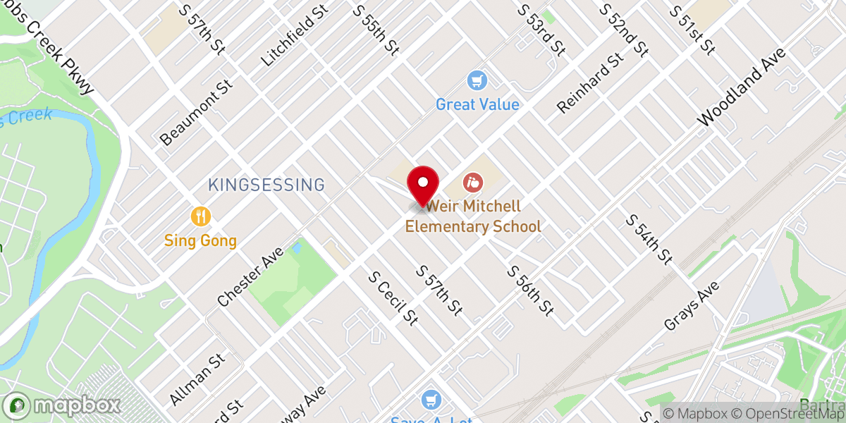 Map showing location of Faith Temple Pentecostal Church