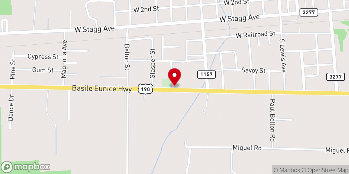 Map showing location of Greater Golden Light Baptist Church