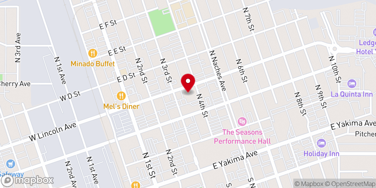Map showing location of St Joseph's Catholic Church