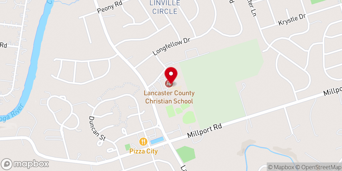 Map showing location of Lingenfelter Jerry