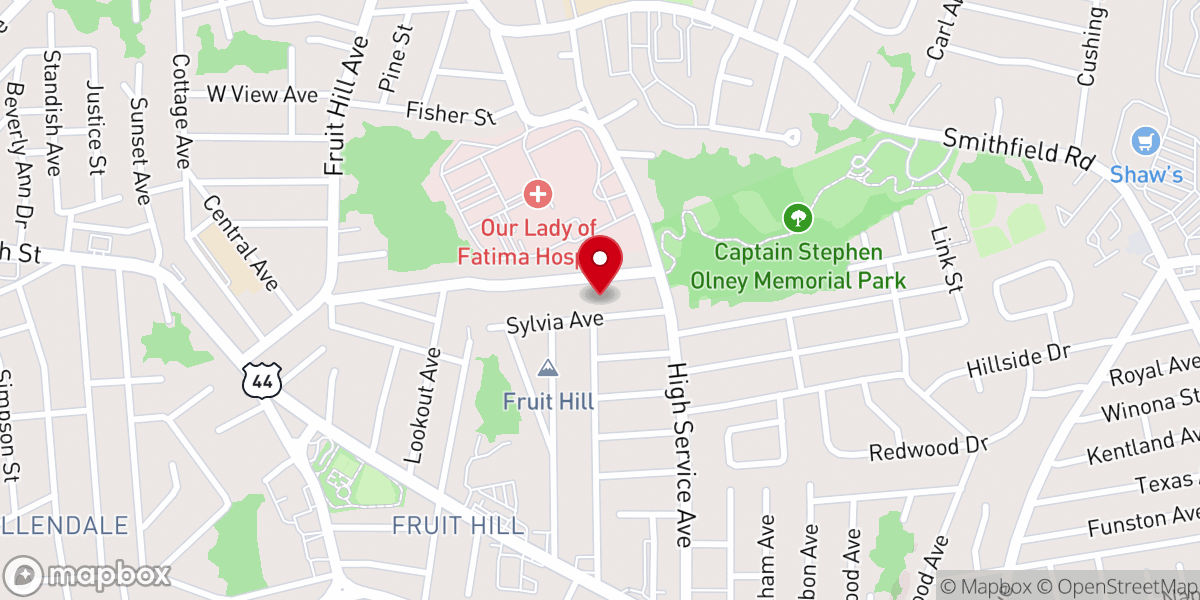 Map showing location of People of Gods Love Church