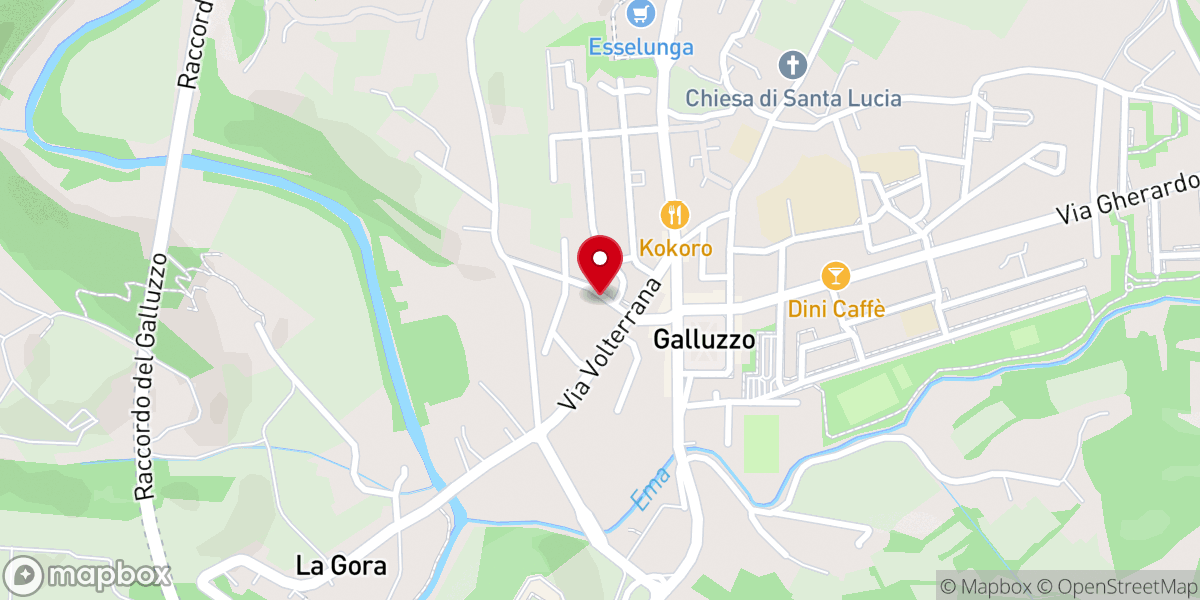 Map showing location of Oratorio Il Pellicano