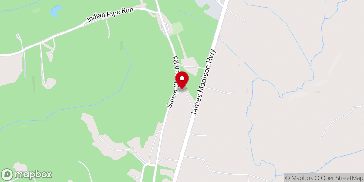 Map showing location of Saint James Church