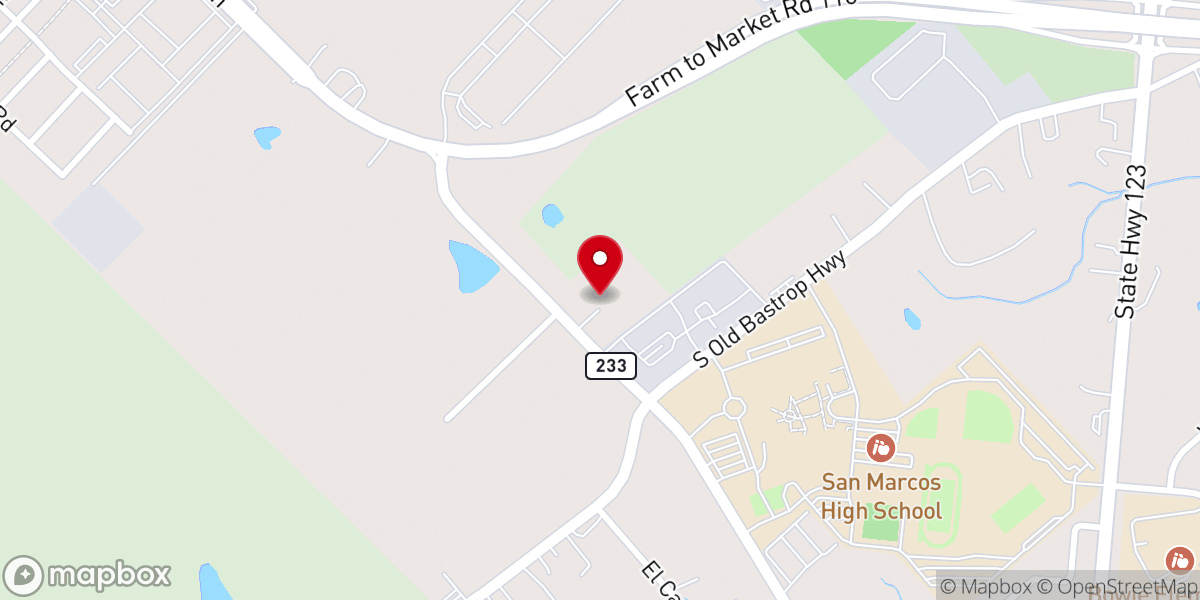 Map showing location of Love of Christ Baptist Church