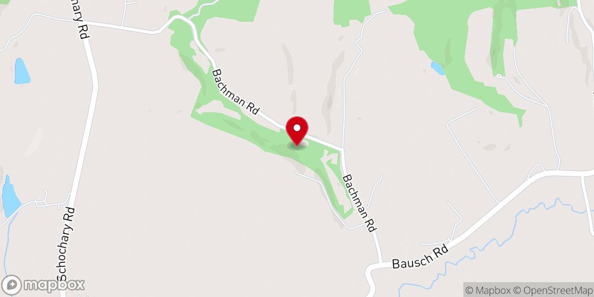 Map showing location of Ebenezer United Church of Christ
