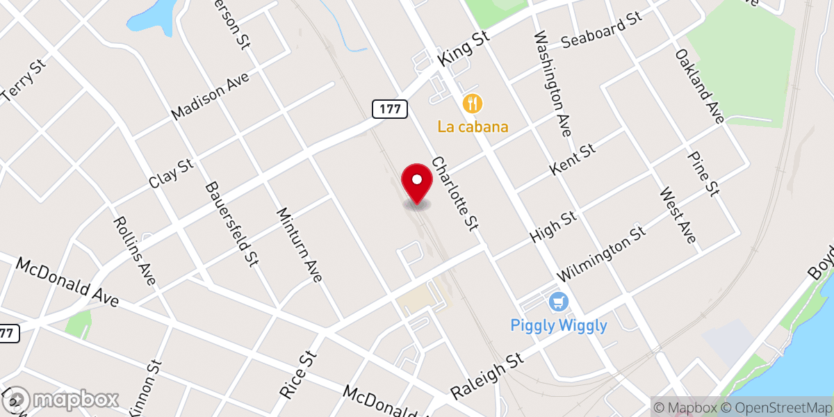 Map showing location of St Lukes Freewill Baptist Church 2