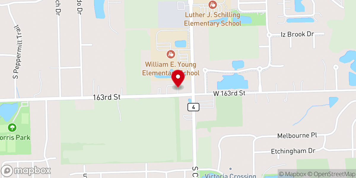 Map showing location of Homer Congregational Church