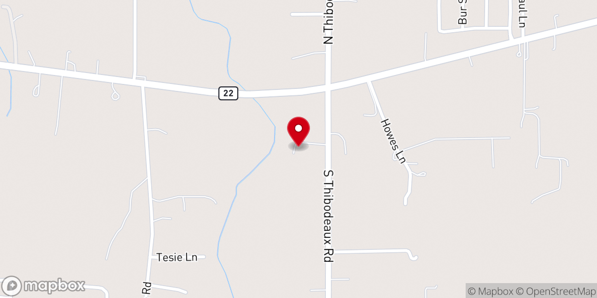 Map showing location of Wesley Chapel United Methodist Church